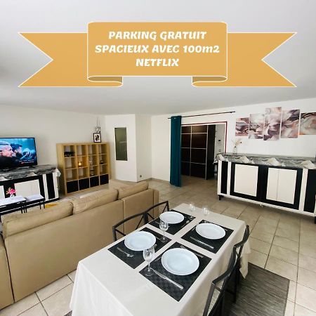 Parking & 100M2 En Plein Centre Ville Lejlighed Reims Eksteriør billede