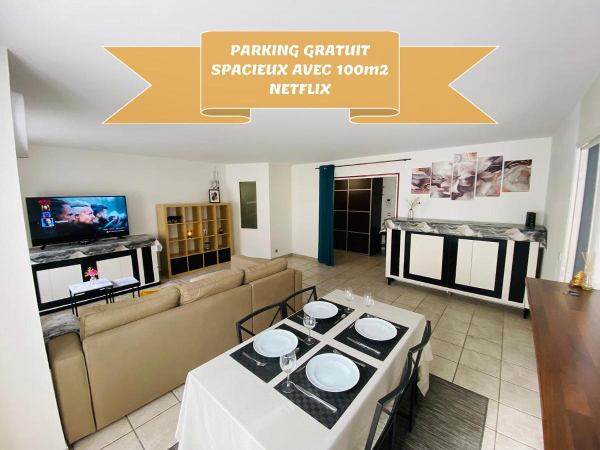 Parking & 100M2 En Plein Centre Ville Lejlighed Reims Eksteriør billede